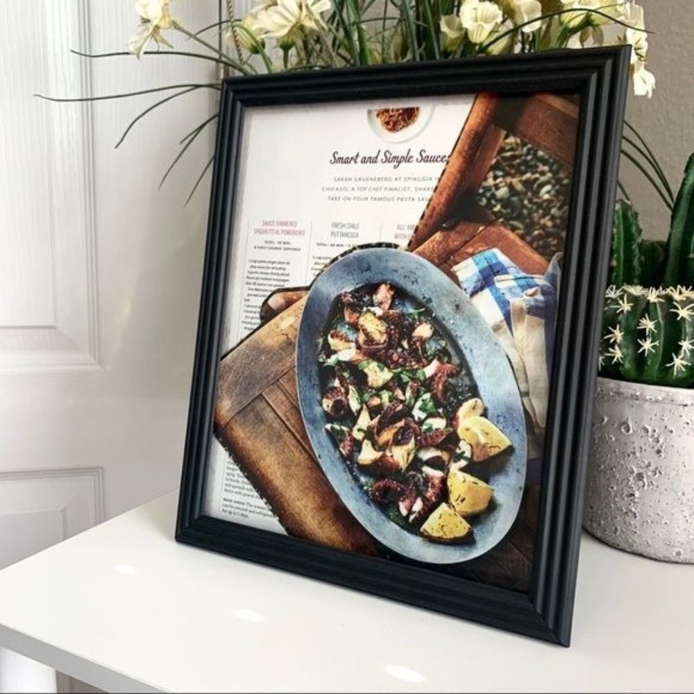 Seafood / Food Theme Handmade 8x10 Collage